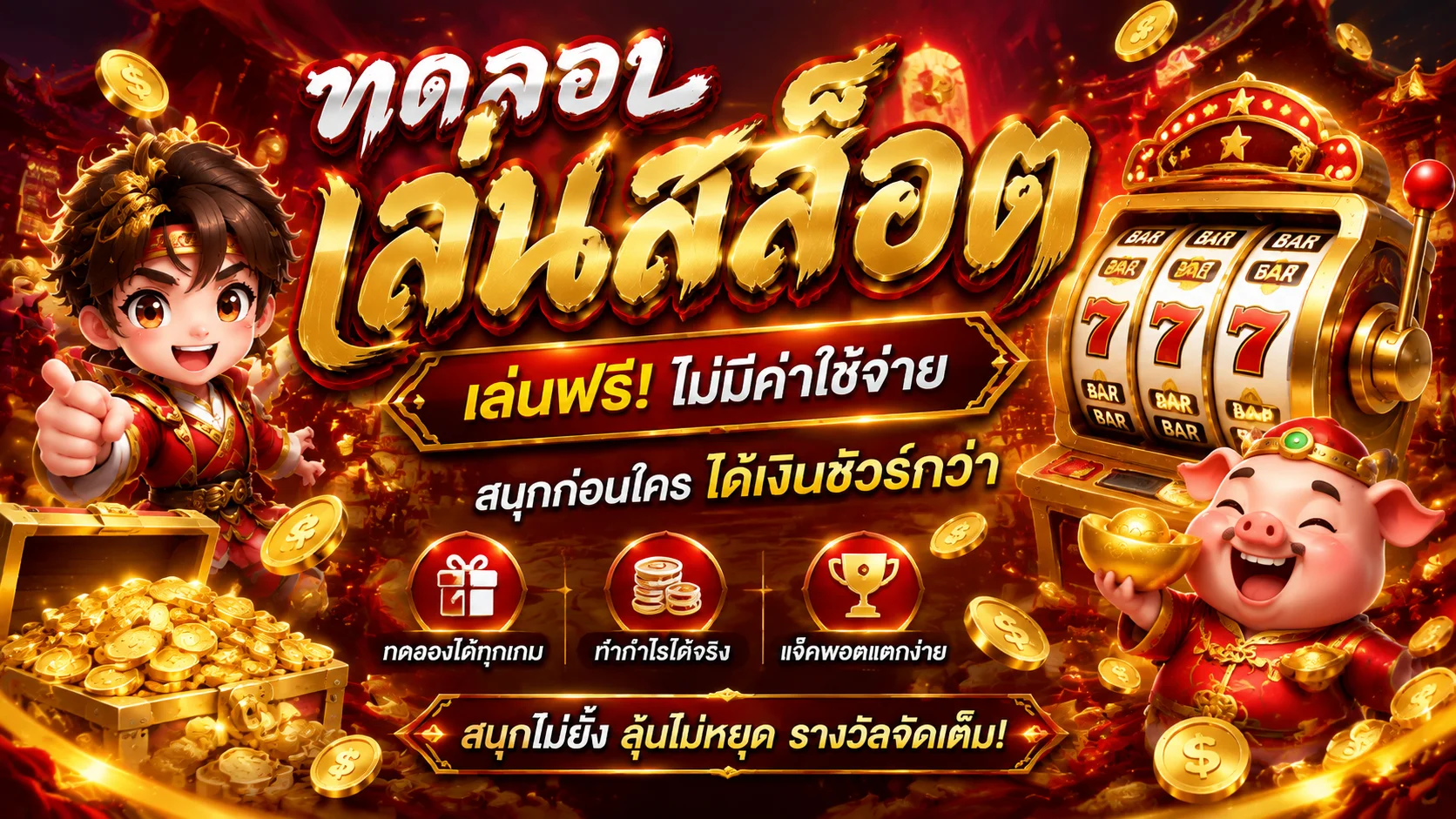 ทดลองเล่นสล็อตฟรี Mongkol66 เกม PG Soft และค่ายดัง